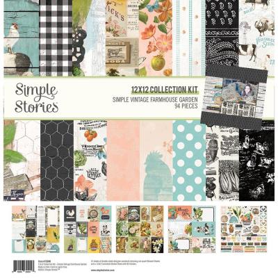 Simple Stories Simple Vintage Farmhouse Garden Designpapier - Collection Kit